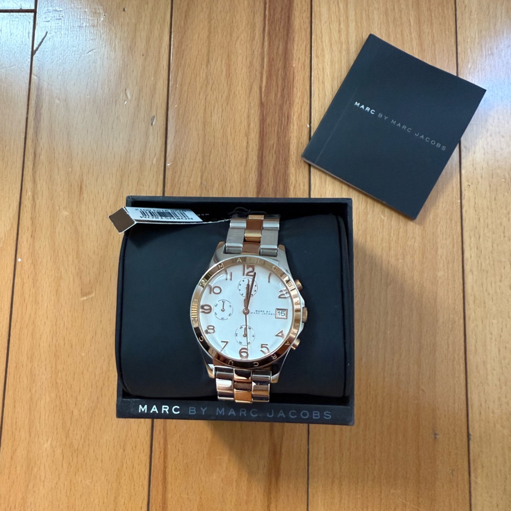Marc by Marc Jacobs Silver and Gold Watch